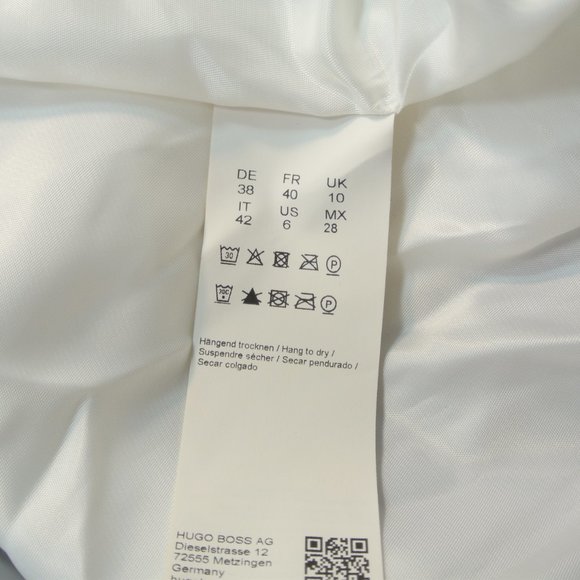 NEW BOSS HUGO BOSS Diplissee Pleated Floral-Print Dress Size US 6 #391 - Picture 11 of 12